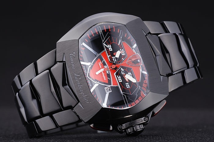 Montre Tonino Lamborghini Automatique - Série Limitée, Acier Inoxydable, Cadran Noir - Occasion